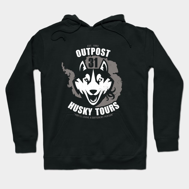 Outpost 31 Husky Tours Hoodie by DinoMike